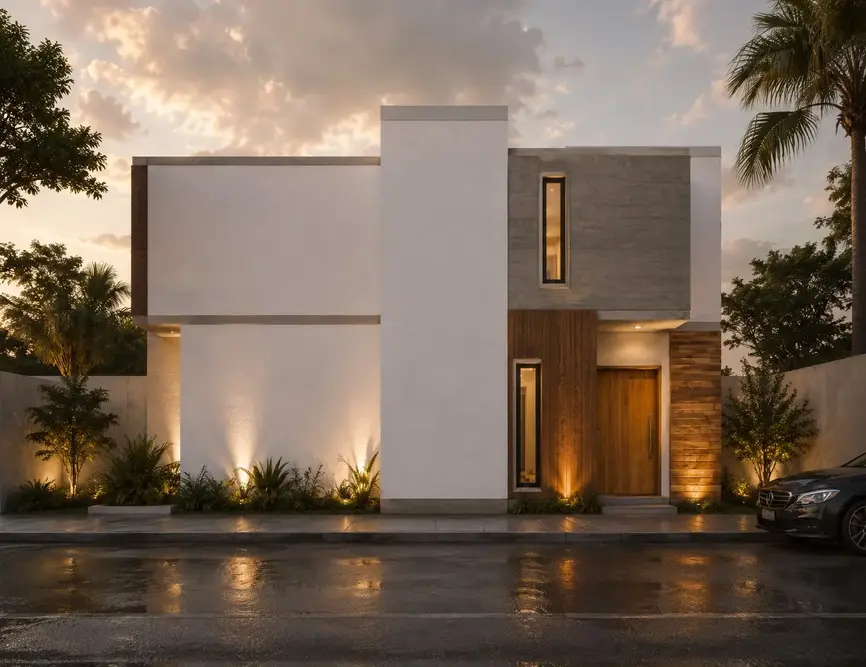 Foto de Moderna Casa Minimalista en Preventa | 3 Dormitorios | Barrio Nuevo Amanecer – Morros Blancos
