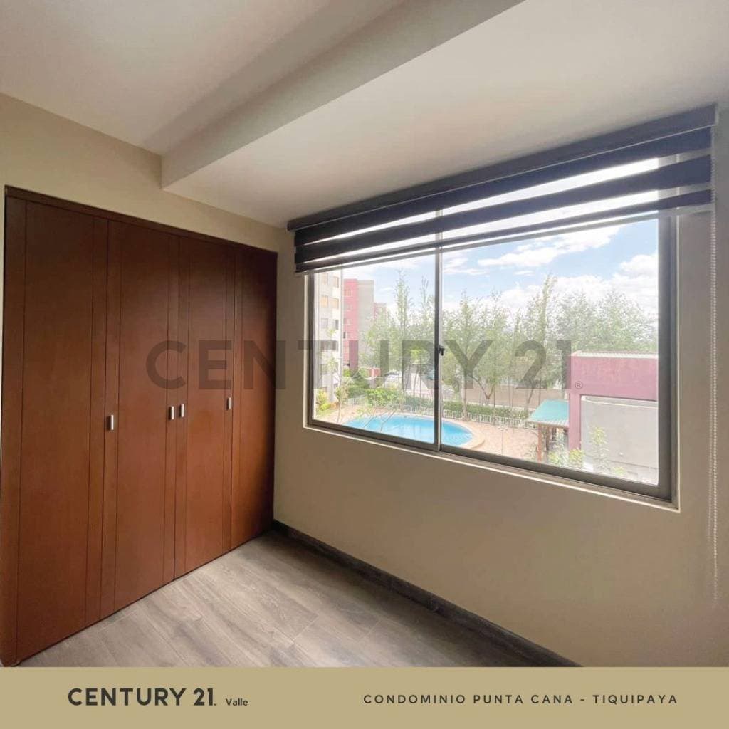 Foto de Departamento en Alquiler con opcion a Venta , Condominio Punta Cana Tiquipaya