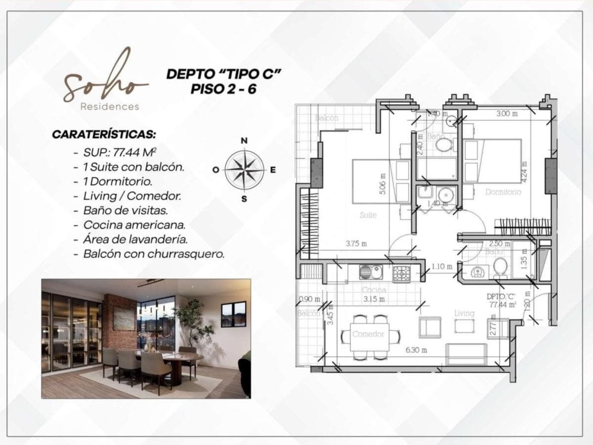 Foto de DEPARTAMENTOS EN PREVENTA EDIFICIO SOHO