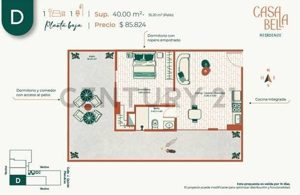 Foto de Edif CASA BELLA, Departamentos en Preventa, Zona CALA CALA–ESTADIO F. CAPRILES