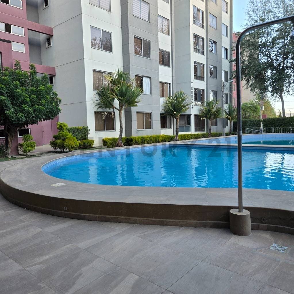 Foto de Dpto. 3 dorm. · Vista a piscina · Condominio Punta Cana — en alquiler.